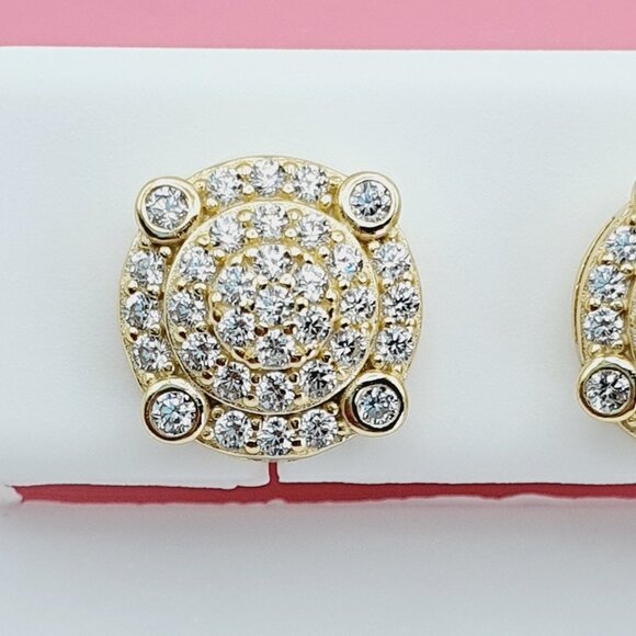 "925 Sterling Silver Cubic Zirconia Earrings, U19254620 - Picture 9 of 11